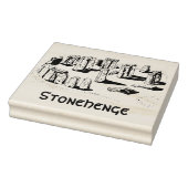 Stonehenge Lijn Kunst Tekening Rubberstempel (Stempel)