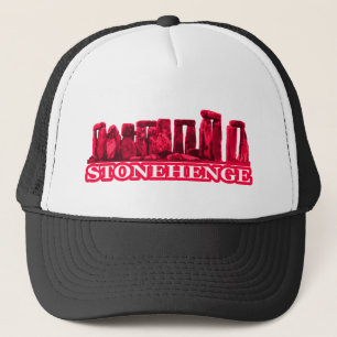 Stonehenge Magenta White Het museum Zazzle geschen Trucker Pet