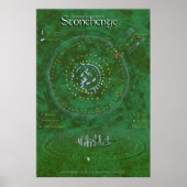 Stonehenge Map Poster (Voorkant)