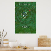 Stonehenge Map Poster (Keuken)