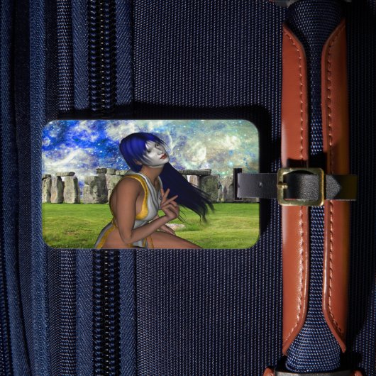 Stonehenge Meditatie Bagage Label (Voorkant Insitu 4)