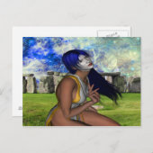 Stonehenge-meditatie Briefkaart (Voorkant / Achterkant)