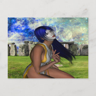 Stonehenge-meditatie Briefkaart