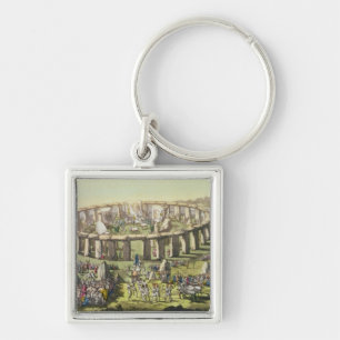 Stonehenge, of een cirkelvormige tempel van de Dru Sleutelhanger