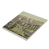 Stonehenge, of een cirkelvormige tempel van de Dru Tegeltje (Zijkant)