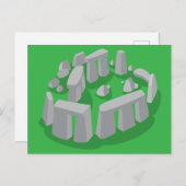 Stonehenge of England Briefkaart (Voorkant / Achterkant)
