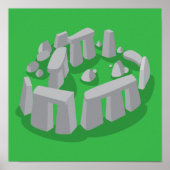 Stonehenge of England Poster (Voorkant)