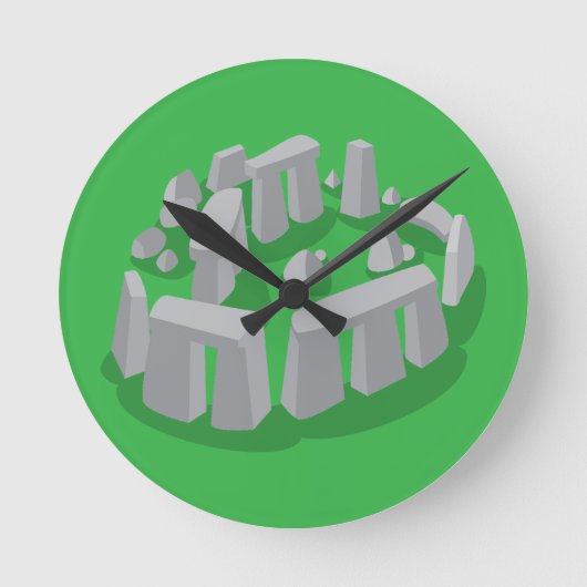 Stonehenge of England Ronde Klok (Voorkant)