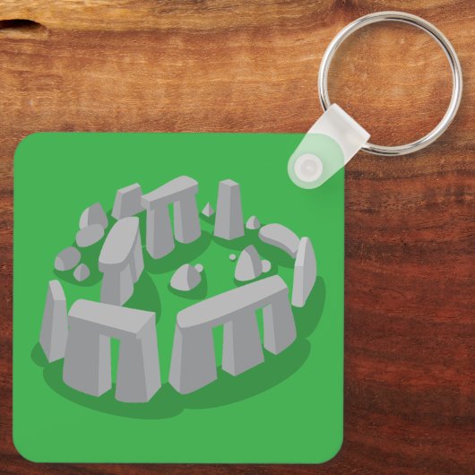 Stonehenge of England Sleutelhanger (Achterkant)