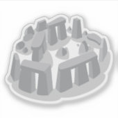 Stonehenge of England Sticker (Voorkant)