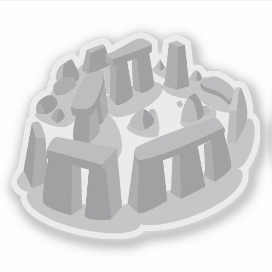 Stonehenge of England Sticker (Voorkant)