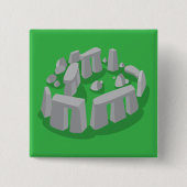 Stonehenge of England Vierkante Button 5,1 Cm (Voorkant)