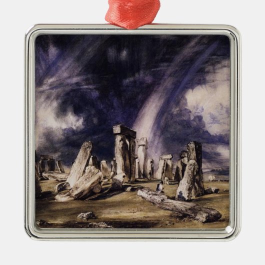 Stonehenge (oud neolithisch monument) metalen ornament (Voorkant)