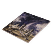 Stonehenge (Oudengels Bronstijd Monument) Tegeltje (Zijkant)