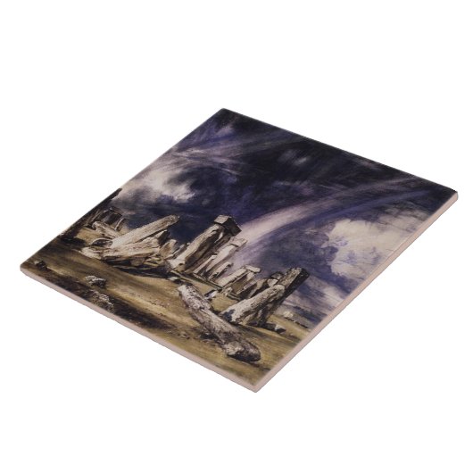 Stonehenge (Oudengels Bronstijd Monument) Tegeltje (Zijkant)