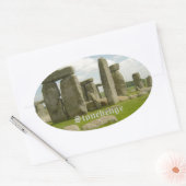 Stonehenge Ovale Sticker (Envelop)