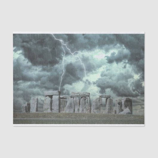Stonehenge-papier Tissuepapier (Voorkant)