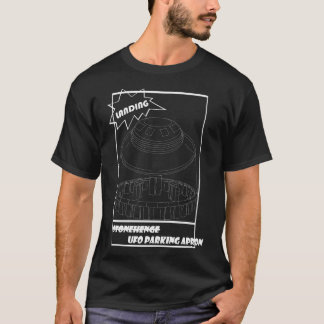 Stonehenge Parking Schort Wit T-shirt