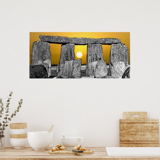 Stonehenge Poster (Keuken)