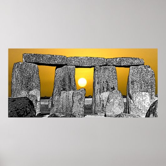 Stonehenge Poster (Voorkant)