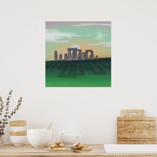 StoneHenge Poster (Keuken)