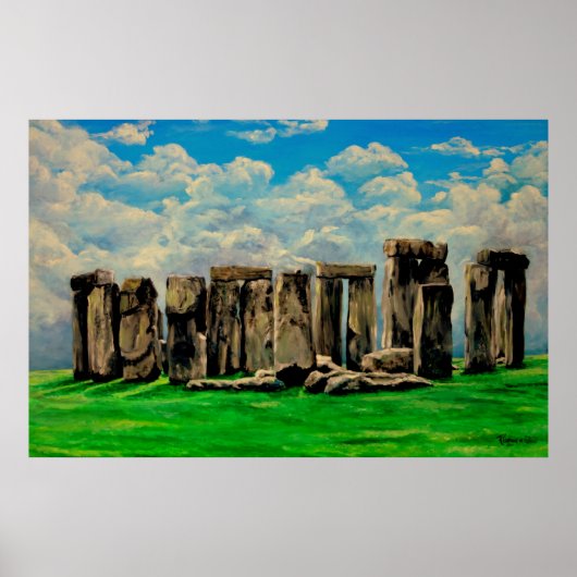 Stonehenge Poster (Voorkant)