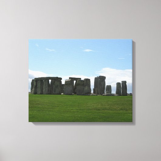 Stonehenge Prehistorische Steencirkel Engeland Canvas Afdruk (Voorkant)
