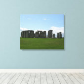 Stonehenge Prehistorische Steencirkel Engeland Canvas Afdruk (Insitu (Houten vloer))