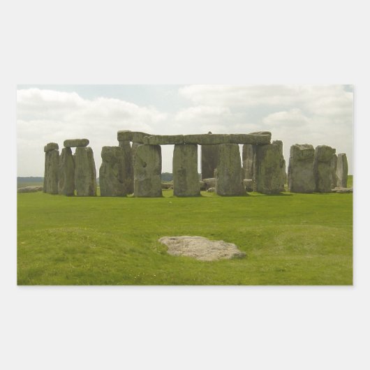 Stonehenge Rechthoekige Sticker (Voorkant)