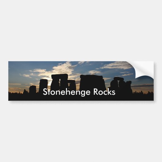 Stonehenge Rocks Bumpersticker (Voorkant)