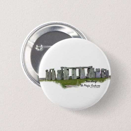 Stonehenge Ronde Button 5,7 Cm (Voorkant /achterkant)