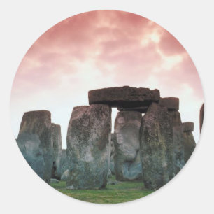 Stonehenge Ronde Sticker