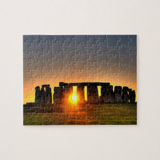 Stonehenge 's midzomers. legpuzzel