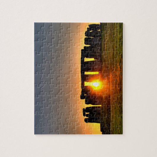 Stonehenge 's midzomers. legpuzzel (Verticaal)