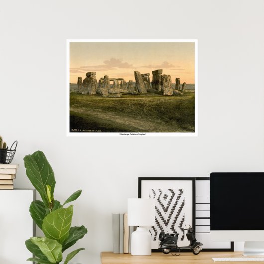 Stonehenge, Salisbury, Engeland Poster (Thuiskantoor)