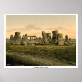 Stonehenge, Salisbury, Engeland Poster (Voorkant)