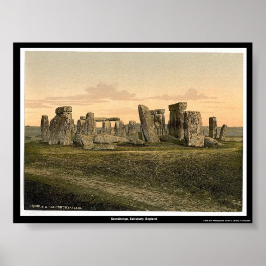 Stonehenge, Salisbury, Engeland Poster (Voorkant)