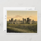 Stonehenge, Salisbury, Engeland, zeldzame Photochr Briefkaart (Voorkant / Achterkant)