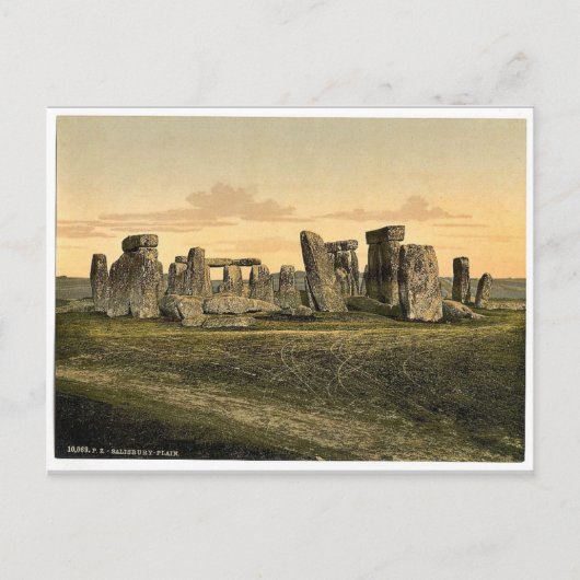 Stonehenge, Salisbury, Engeland, zeldzame Photochr Briefkaart (Voorkant)
