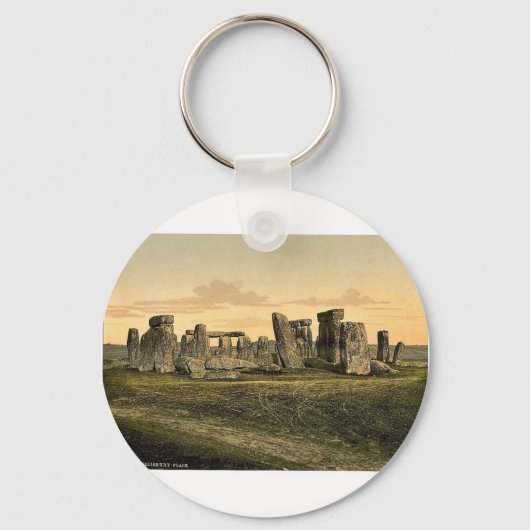 Stonehenge, Salisbury, Engeland, zeldzame Photochr Sleutelhanger (Voorkant)