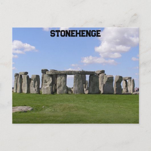 Stonehenge, Salisbury Plain, Verenigd Koninkrijk Briefkaart (Voorkant)