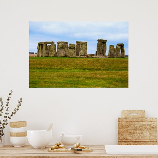 Stonehenge Schilderachtig, Engeland Poster (Keuken)