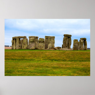 Stonehenge Schilderachtig, Engeland Poster
