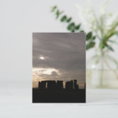Stonehenge Silhouette Briefkaart (Staand voorkant)
