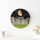 Stonehenge Standing Stones in Moonrise Grote Klok (Huis)