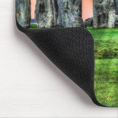 Stonehenge Standing Stones nabij Zonsondergang Muismat (Hoek)