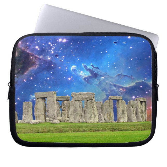 Stonehenge & Stars Oude historische machtsplaats Laptop Sleeve (Voorkant)