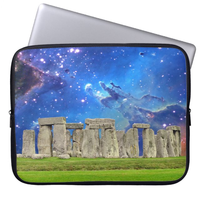 Stonehenge & Stars Oude historische machtsplaats Laptop Sleeve (Voorkant)