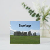 Stonehenge Steenkring Engeland Personaliseer Briefkaart (Staand voorkant)