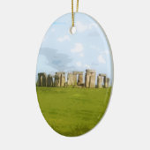 Stonehenge Stone Cirument Keramisch Ornament (Links)